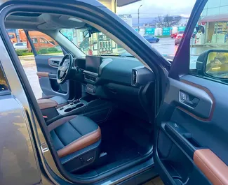 Ford Bronco 2025 auto rentimine Gruusias, sisaldab ✓ Bensiin kütust ja 184 hobujõudu ➤ Alates 137 GEL päevas.