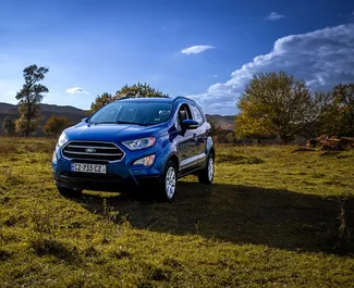 Nomas automašīnas priekšskats Ford Eco Sport Tbilisi, Gruzija ✓ Automašīna #16280. ✓ Pārnesumu kārba Automātiskais TM ✓ Atsauksmes 0.
