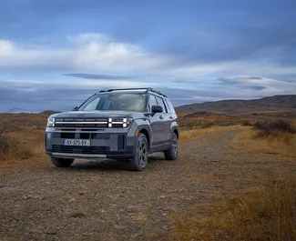 Nomas automašīnas priekšskats Hyundai Santa Fe Tbilisi, Gruzija ✓ Automašīna #16290. ✓ Pārnesumu kārba Automātiskais TM ✓ Atsauksmes 0.