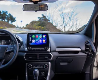 Nomas automašīnas priekšskats Ford Eco Sport Tbilisi, Gruzija ✓ Automašīna #16281. ✓ Pārnesumu kārba Automātiskais TM ✓ Atsauksmes 0.