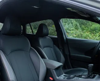 Subaru Crosstrek 2023 automašīnas noma Gruzijā, iezīmes ✓ Benzīns degviela un 182 zirgspēki ➤ Sākot no 120 GEL dienā.