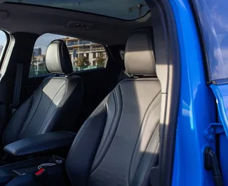 Ford Mustang Mach E 2023 automašīnas noma Gruzijā, iezīmes ✓ Elektrība degviela un 330 zirgspēki ➤ Sākot no 128 GEL dienā.