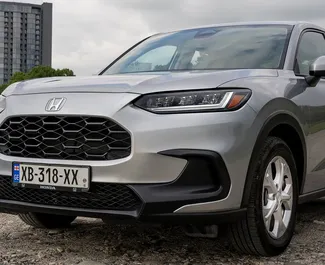 Nomas automašīnas priekšskats Honda HR-V Tbilisi, Gruzija ✓ Automašīna #16288. ✓ Pārnesumu kārba Automātiskais TM ✓ Atsauksmes 0.