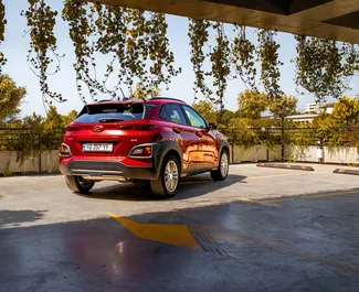 Nomas automašīnas priekšskats Hyundai Kona Tbilisi, Gruzija ✓ Automašīna #16284. ✓ Pārnesumu kārba Automātiskais TM ✓ Atsauksmes 0.
